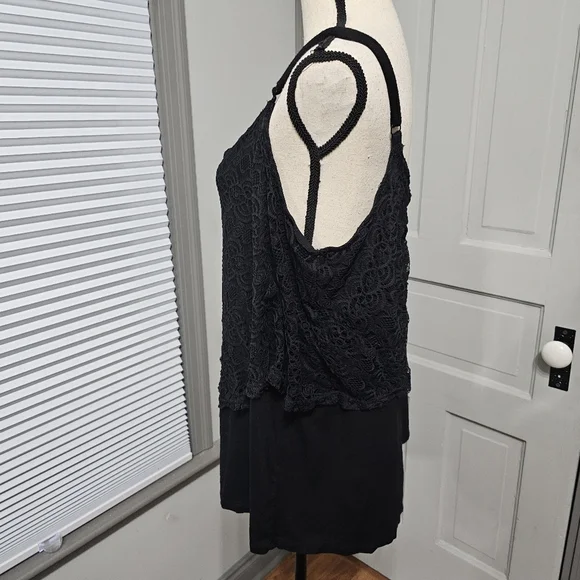 Torrid Lace Overlay Soft Cami - Picture 3 of 4